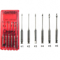 Gates Drills # 1, 32mm, root canal dilators for corner tip, 6pcs