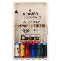 K-Reamers # 06, 25mm, hand drills, 6pcs