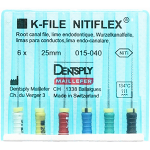 K-Files NiTiFlex hand drills of the increased flexibility