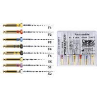 Protaper, F1, Ni-Ti tool for root canal development for corner tip, 6pcs