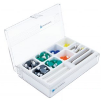 10.810.001 Polidont, universal set for polishing works: disks (84), disc holder, arkansas, strips (110)