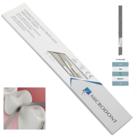 10.304.010 Metal abrasive strips TWO-SIDED MEDIUM, 2.5mm, 12pcs