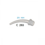 C293 Cannula nozzles intraoral, transparent, 25 mm, 10 pieces