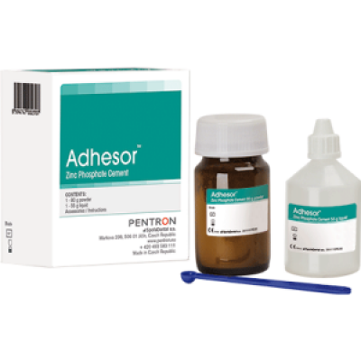 Adhesor, универсальный цинкфосфатный цемент, 80г + 55мл