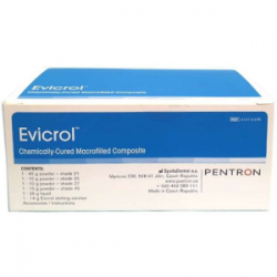 Evicrol, composite filled material of chemical hardening, 70 g + 26 ml