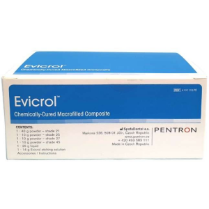 Evicrol, composite filled material of chemical hardening, 70 g + 26 ml