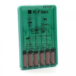 K-Files #06, 31мм, дрильбори ручні для проходження і обробки кореневих каналів, 6шт