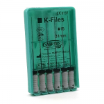 K-Files #15, 31мм, дрильбори ручні для проходження і обробки кореневих каналів, 6шт