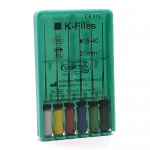 K-Files #15-40, 31мм, дрильбори ручні для проходження і обробки кореневих каналів, 6шт
