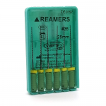 K-Reamers #35, 25мм, дрильбори ручні для проходження і розширення кореневих каналів, 6шт