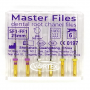 Master Files, SF1, SF2, FF1 по 2 шт, Ni-Ti інструмент для розробки кореневих каналів для кутового наконечника, 6шт