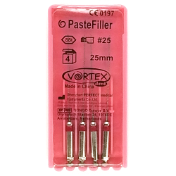 Paste Fillers №25, 25мм, каналонаповнювачі для кутового наконечника, 4шт