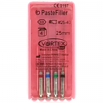 Paste Fillers №25-40, 25 mm, channel fillers for an angular tip, 6 pieces