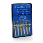 ShaperFiles GOLD .04 #15-40, 25 мм, Ni-Ti інструмент для машинної обробки кореневих каналів з підвищеною зносостійкістю, 6шт