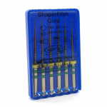 ShaperFiles GOLD .06 #35, 25 мм, Ni-Ti інструмент для машинної обробки кореневих каналів з підвищеною зносостійкістю, 6шт