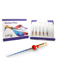 Vortex FLEX, 25/04, 25 мм, система машинних нікель-титанових профайлів для викривлених каналів, 5 шт