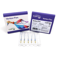 Vortex FLEX, 30/04, 25 мм, система машинних нікель-титанових профайлів для викривлених каналів, 5 шт