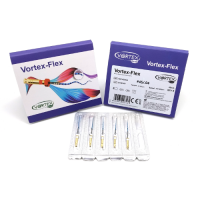 Vortex FLEX, 45/04, 25 мм, система машинних нікель-титанових профайлів для викривлених каналів, 5 шт