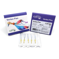 Vortex FLEX, 50/04, 25 мм, система машинних нікель-титанових профайлів для викривлених каналів, 5 шт