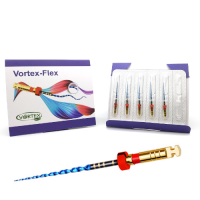 Vortex FLEX, 25/06, 25 мм, система машинних нікель-титанових профайлів для викривлених каналів, 5 шт