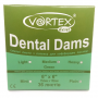 DentalDams - sheets / handkerchiefs for rubber dam, medium green without fragrance