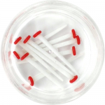 Fiberglass posts with marking, #1.4 (red), 10 pcs.