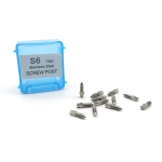 Steel screw posts S6, 12pcs