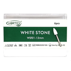 WSF01 - flame (FL), turbine polishing stone based on aluminum oxide, 1 pc